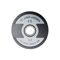 Knight Shot - Cpu Weight Plate Grey-Black 2.5Kg | Pair