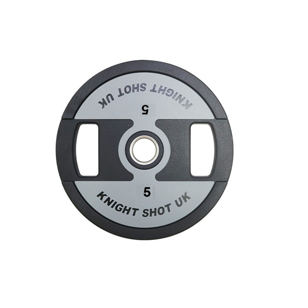 Knight Shot - Cpu Weight Plate Grey-Black 5Kg | Pair