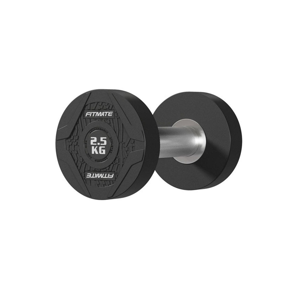 Fitmate Rubber Round Dumbbell 2.5kg
