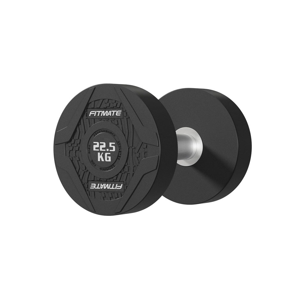 Fitmate Rubber Round Dumbbell 22.5kg