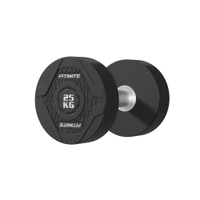 Fitmate Rubber Round Dumbbell 25kg