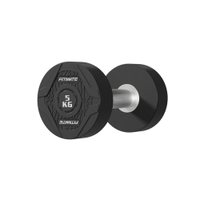 Fitmate Rubber Round Dumbbell 5kg