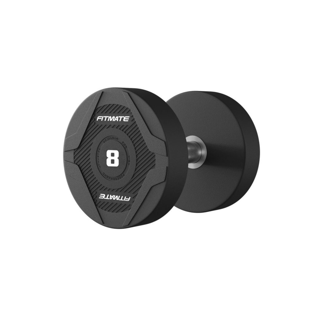 Fitmate PU Round Dumbbell 8 kg pair