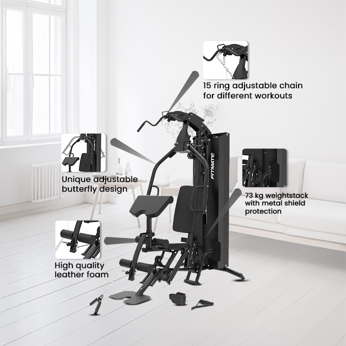 Fitmate C1 Multi-Function Home Gym with Leg Press