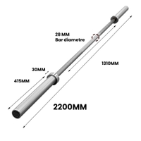 Fitmate Olympic Barbell 20 Kg