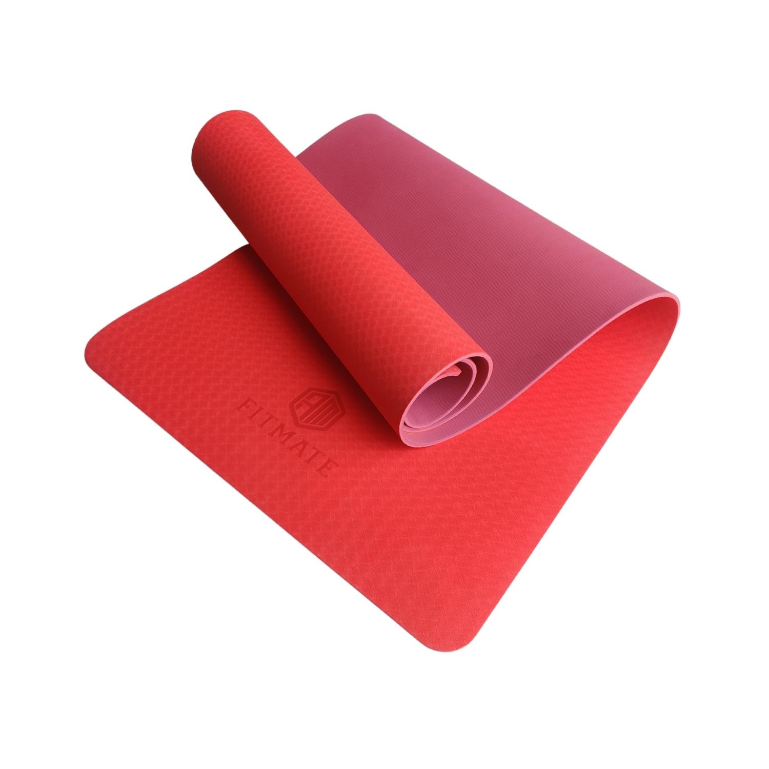 Fitmate TPE Yoga Mat 6mm | Red