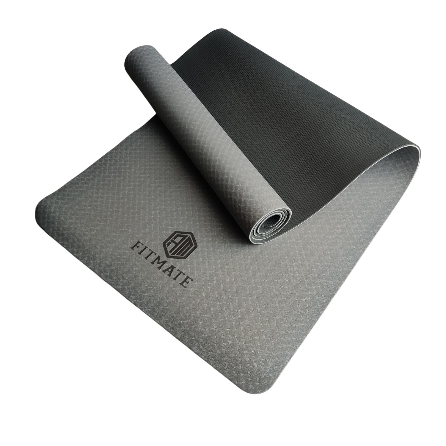 Fitmate TPE Yoga Mat 6mm | Grey