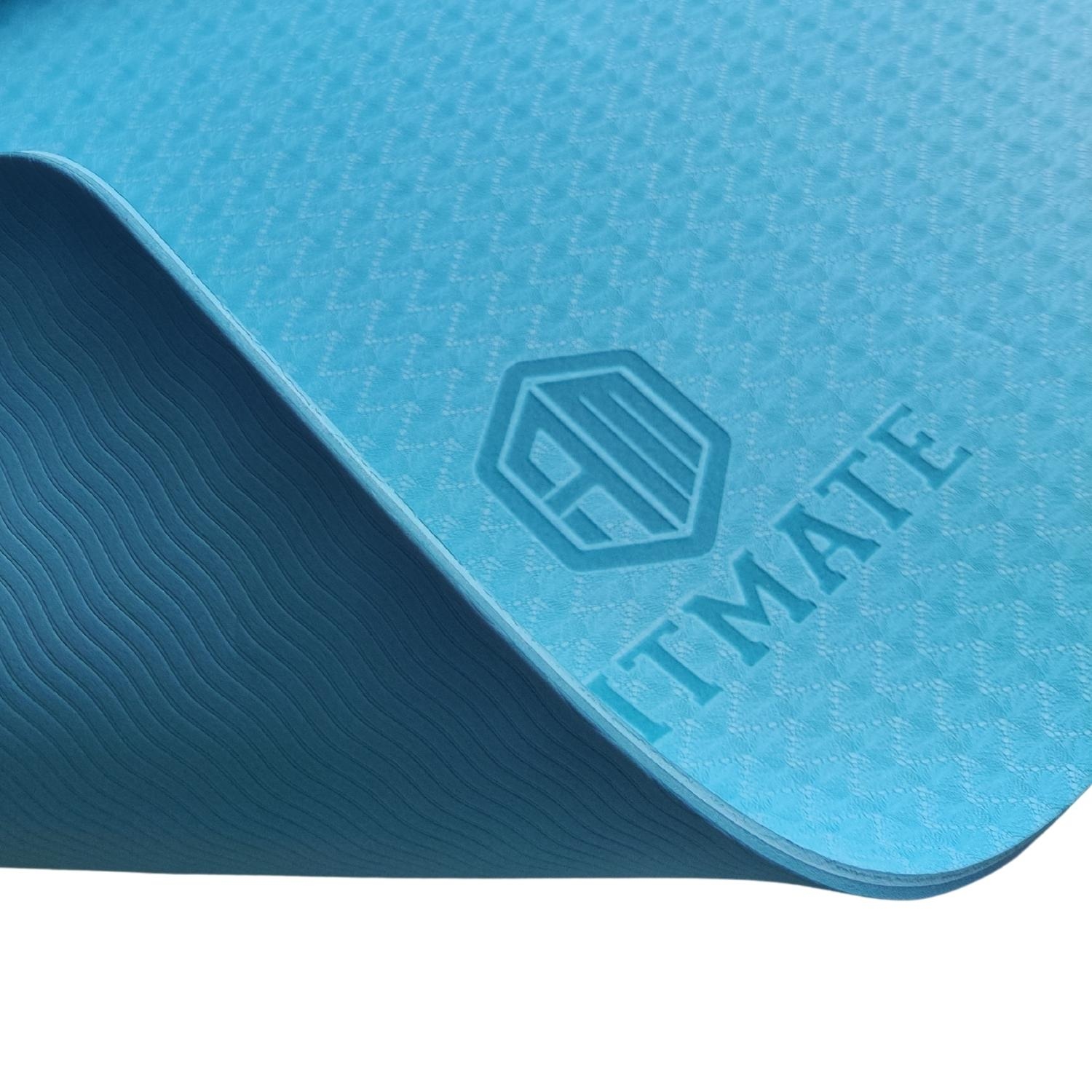 Fitmate TPE Yoga Mat 6mm | Turquoise