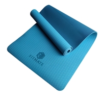 Fitmate TPE Yoga Mat 6mm | Turquoise