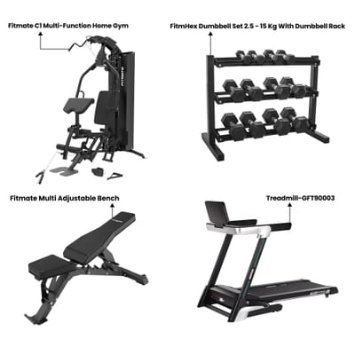 Fitmate Full Body 4-in-1 Home Fitness Package - Performance Bundle