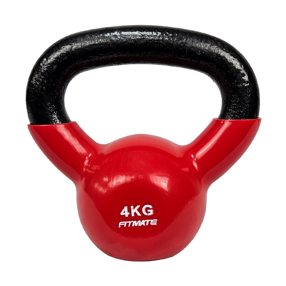 Kettlebell En Vinyle 10 Kg - Poids Ajustable - Revêtement Poudre Durable - Idéal Fitness, Musculation, Entraînement Fonctionnel
