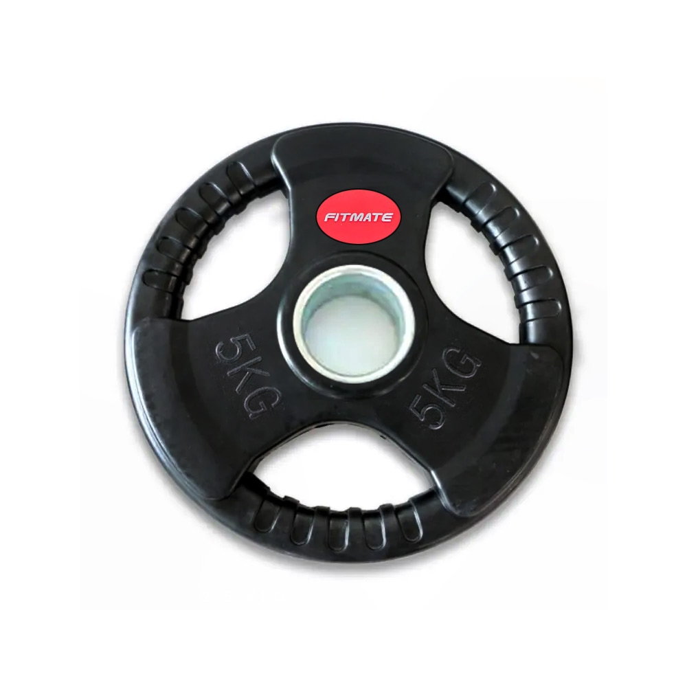 Fitmate Rubber Olympic Weight Plate | 5 Kg