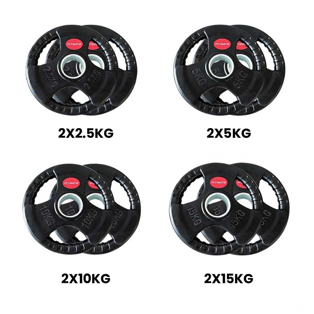 Fitmate Rubber Weight Plate Set | 65 kg