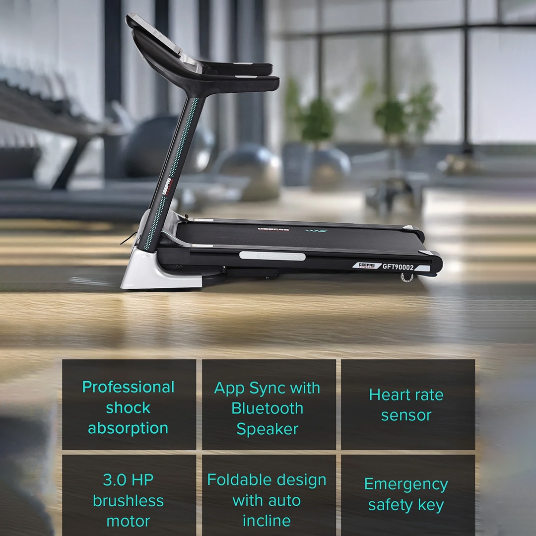 GEEPAS Foldable Hydraulic Treadmill-GFT90003