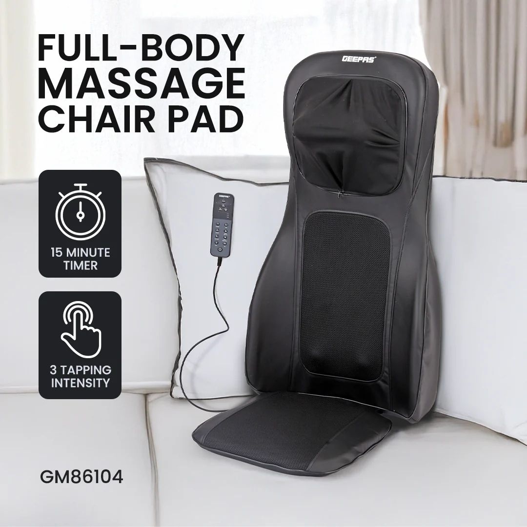 GEEPAS Full-Body Massage Chair Pad-GM86104
