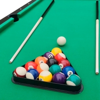 Toronto 7ft Wooden Top Pool Table with Ball Return System – Green Cloth