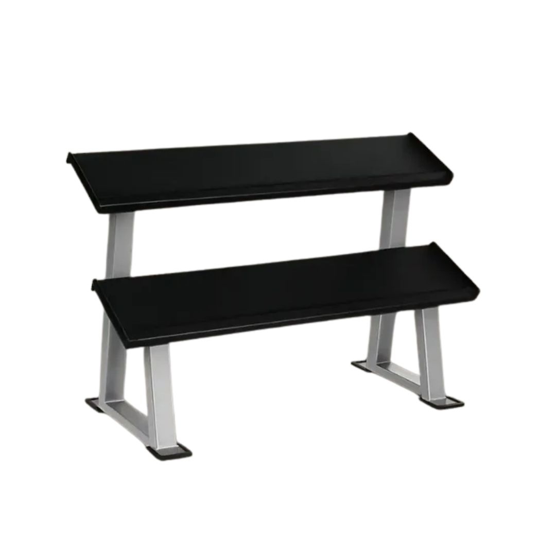 GRIT Flat 2 Tier Dumbbells Rack