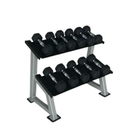 GRIT Flat 2 Tier Dumbbells Rack