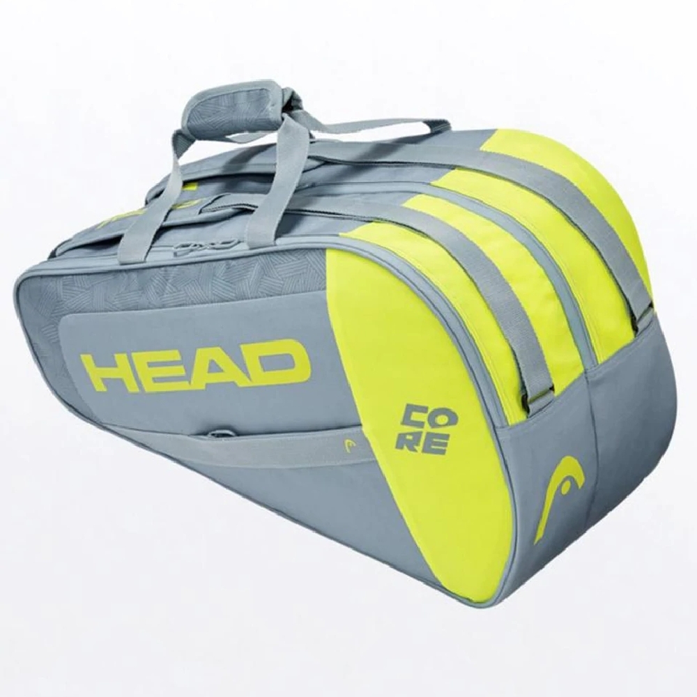 Head Core Combi Padel Racket Bag - Grey Yellow