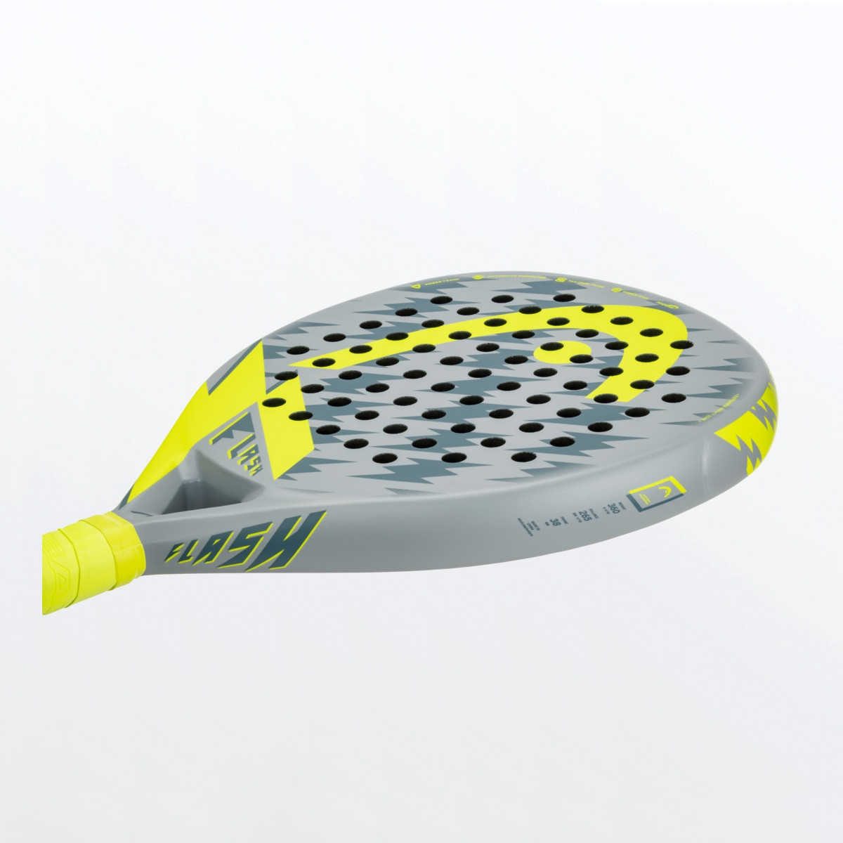 Head Flash Padel Racquet Grey Yellow