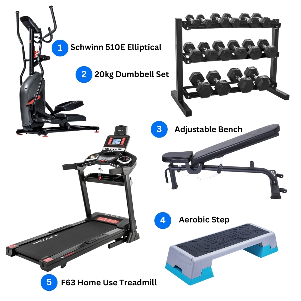 Home Gym Strength & Cardio Package