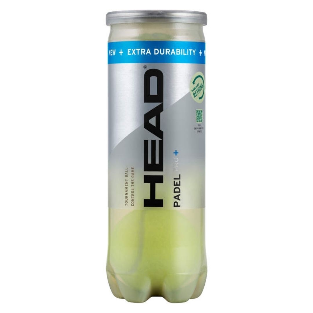 Head Pro + 3 Padel Balls Single Can