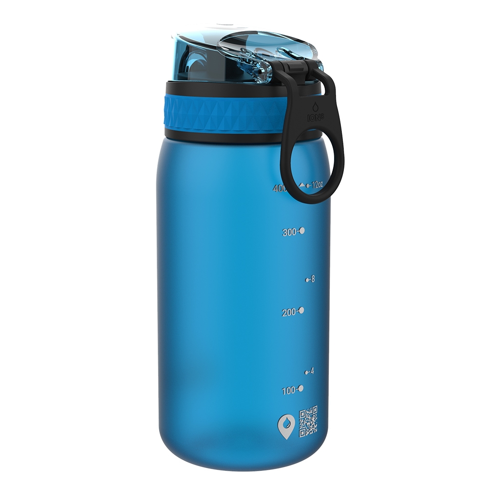 Ion8 Pod Leak Proof BPA Free Water Bottle, 400ml | Frosted Blue