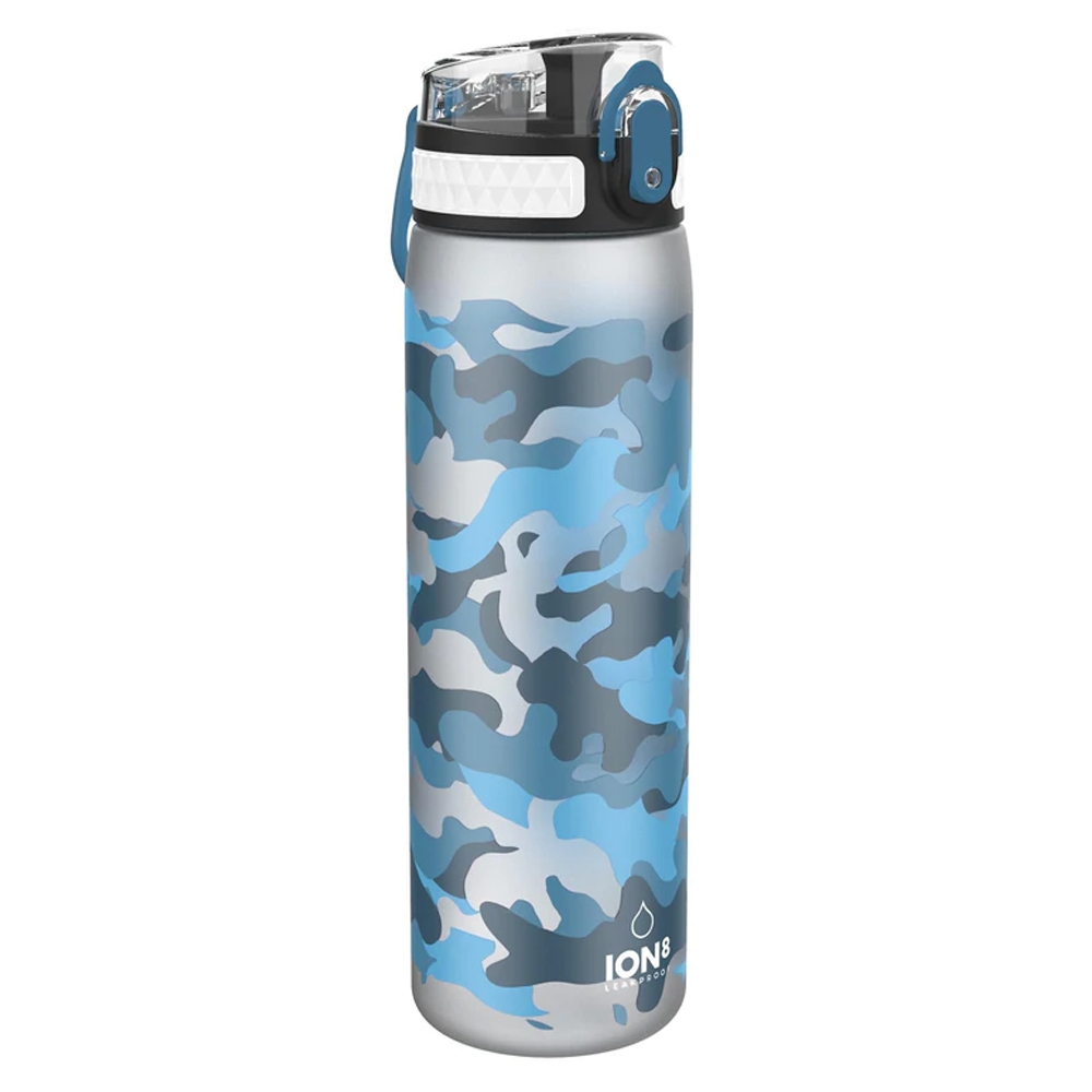 Ion8 Pod Leak Proof BPA Free Kids Water Bottle, 500ml | Camouflage