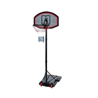 Knight Shot Basketball Post Movable Outdoor 101 Model W/ Adjustable Height: 1.65 - 2.05M (6.73Feet)