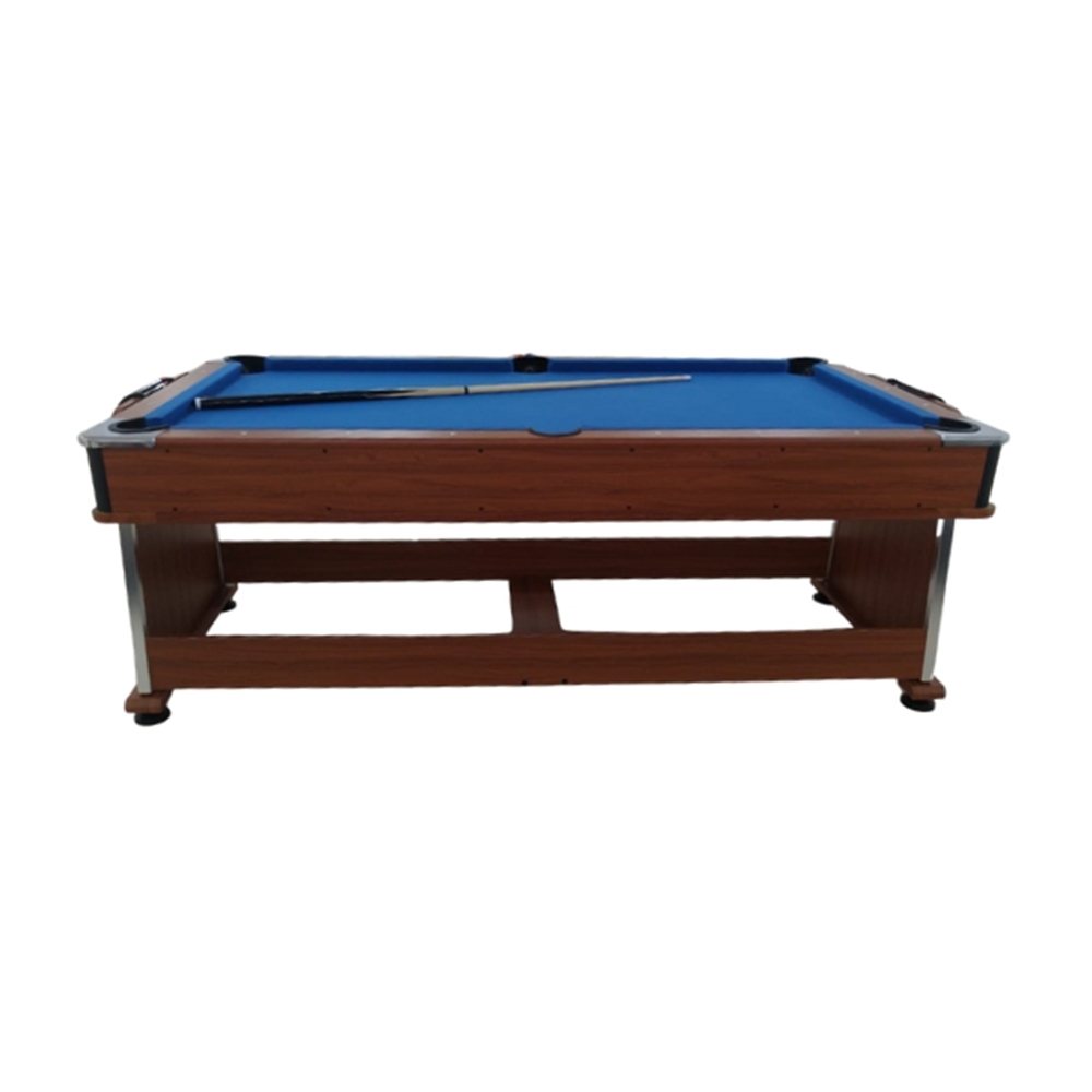 Multi-Game Table 4 in 1 Billiard, Air Hockey, Table Tennis and Dining Top 7ft. in Light Walnut and Maple Finishing