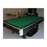 Knight Shot Knight Home Use Billiard Table Drop Pocket 8ft, Black