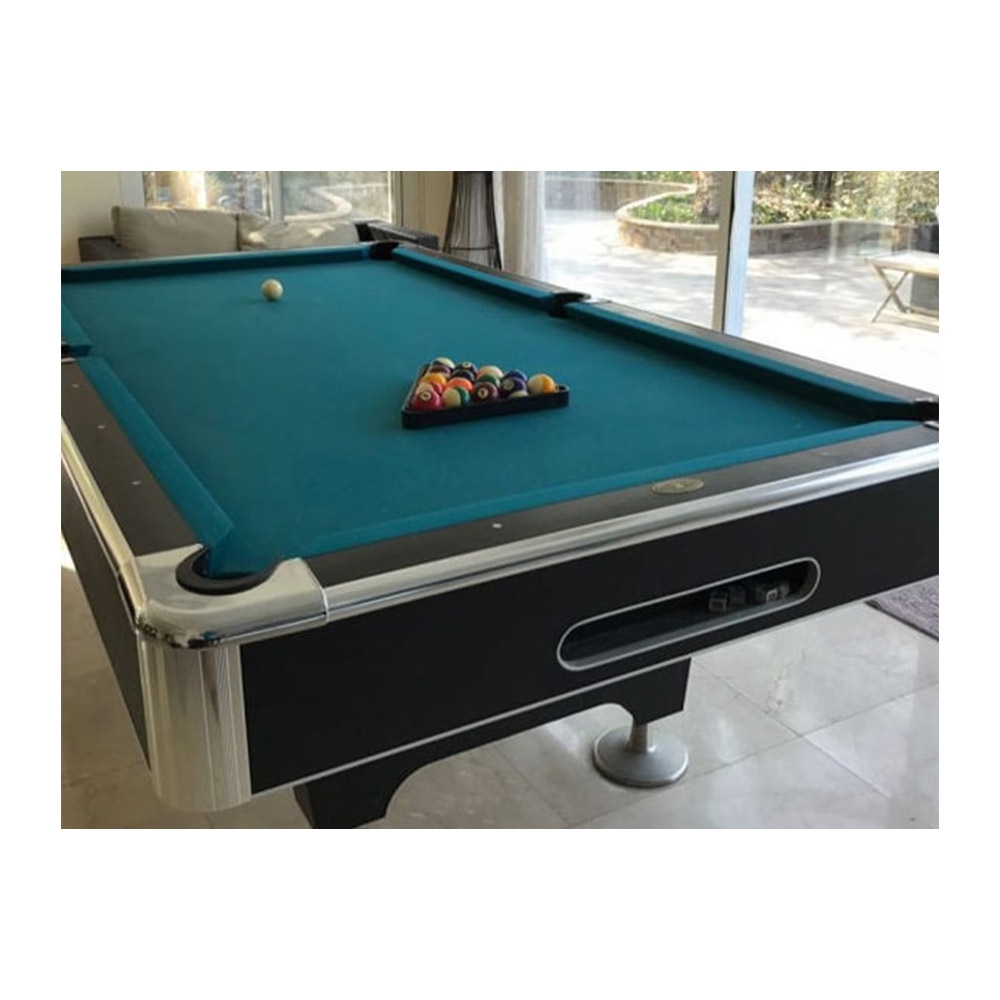 Knight Shot Knight Home Use Billiard Table Drop Pocket 8ft, Black