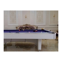Knight Shot Knight Home Use Billiard Table Drop Pocket 9ft, White