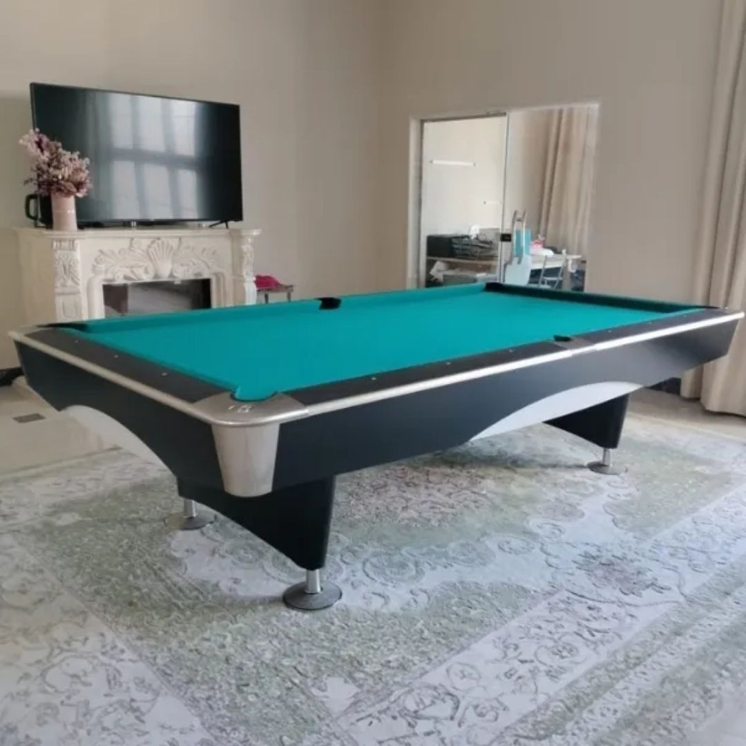 Knight Shot Spyder Commercial Billiard Table 7ft (Black)