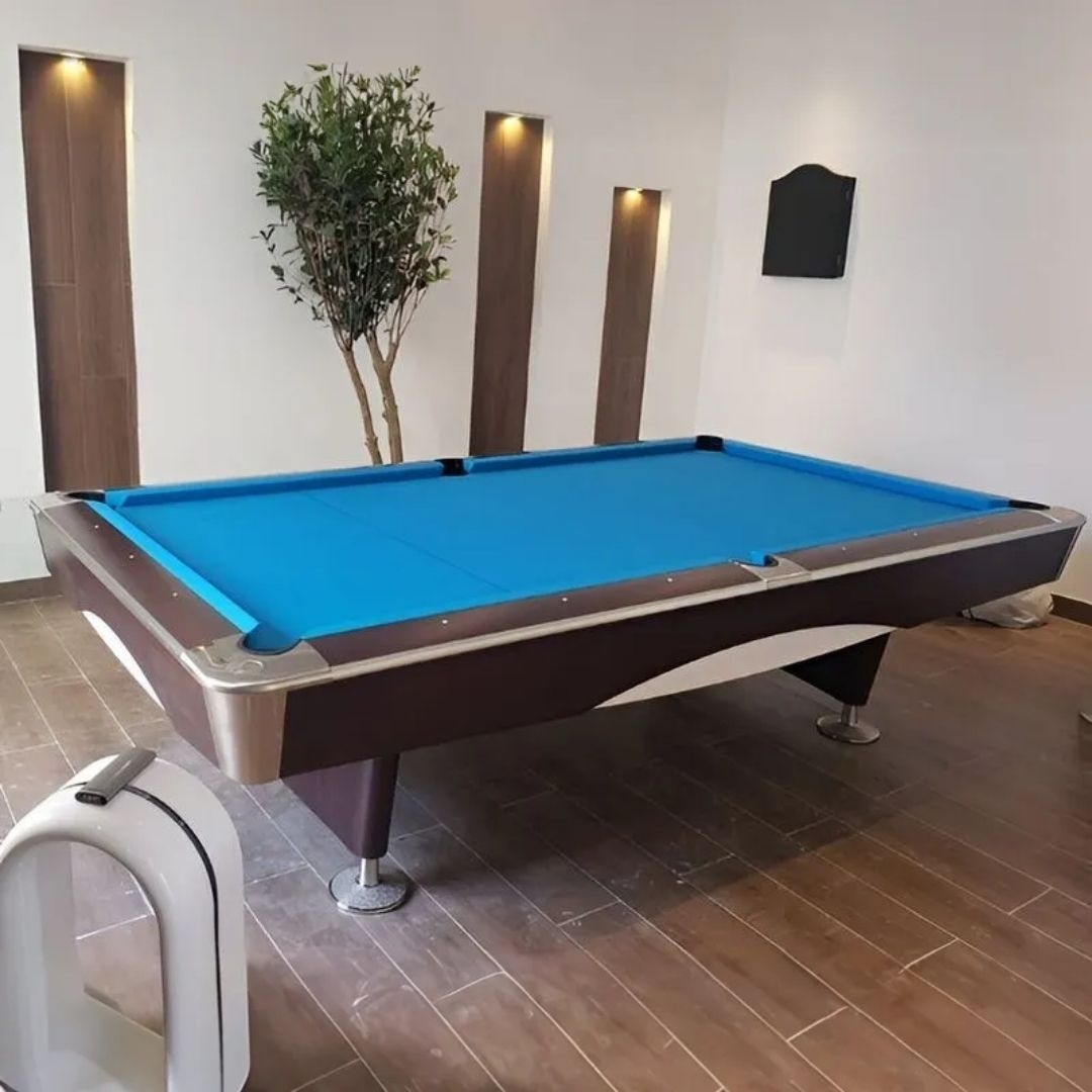 Knight Shot Spyder Commercial Billiard Table 7ft (Brown)