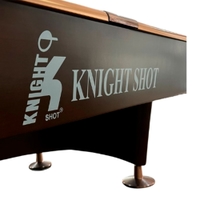 Knight Shot Turbo 9ft Marble Top Pool Table With Ball Return System | Billiard Table