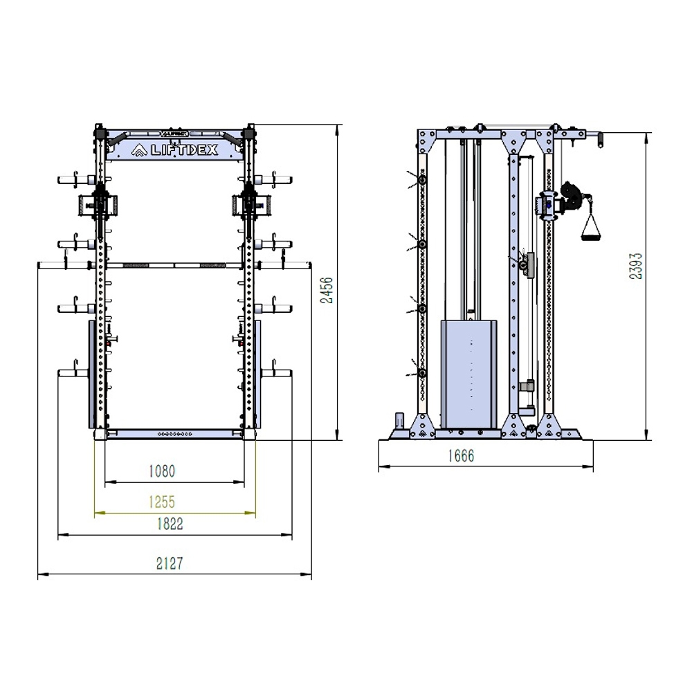 Liftdex FT3 Smith Functional Trainer