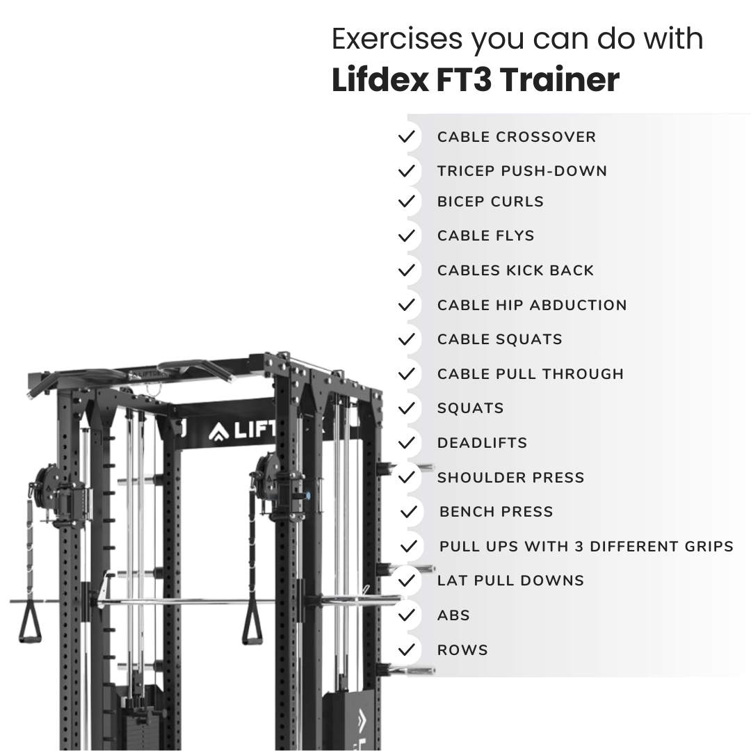 Liftdex FT3 Smith Functional Trainer