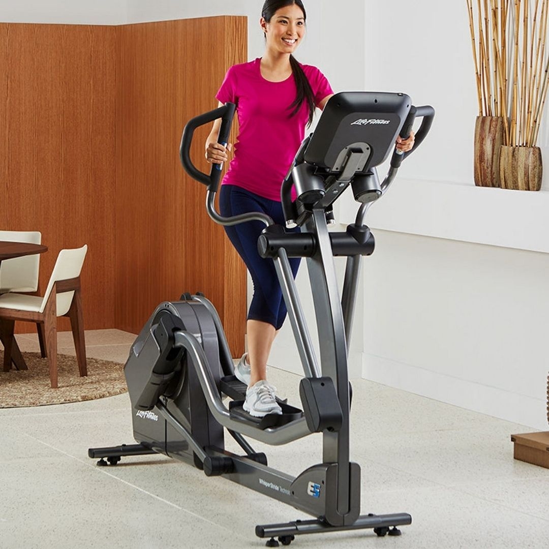Life Fitness E5 Cross Trainer - Base Titanium-Base+Go Console
