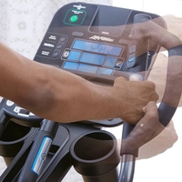 Life Fitness E5 Cross Trainer - Base Titanium-Base+Go Console