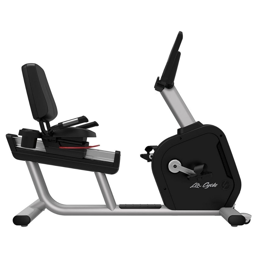 Life Fitness Aspire Recumbent Bike - SL Console | Arctic Silver Base
