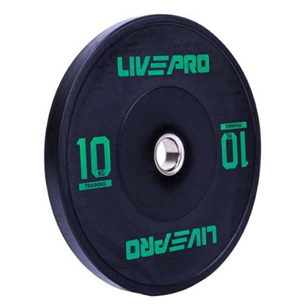 Livepro - Black Bumper Plate-10Kg