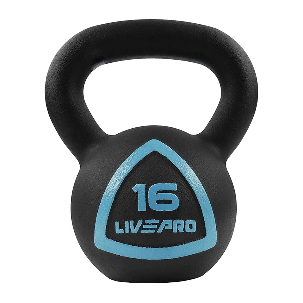 Livepro Solid Cast Iron Kettlebell 16KG