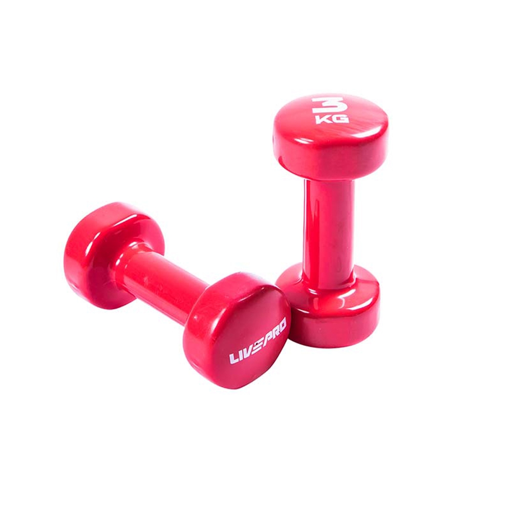 Livepro Colored Studio Dumbbell 3kg Pair