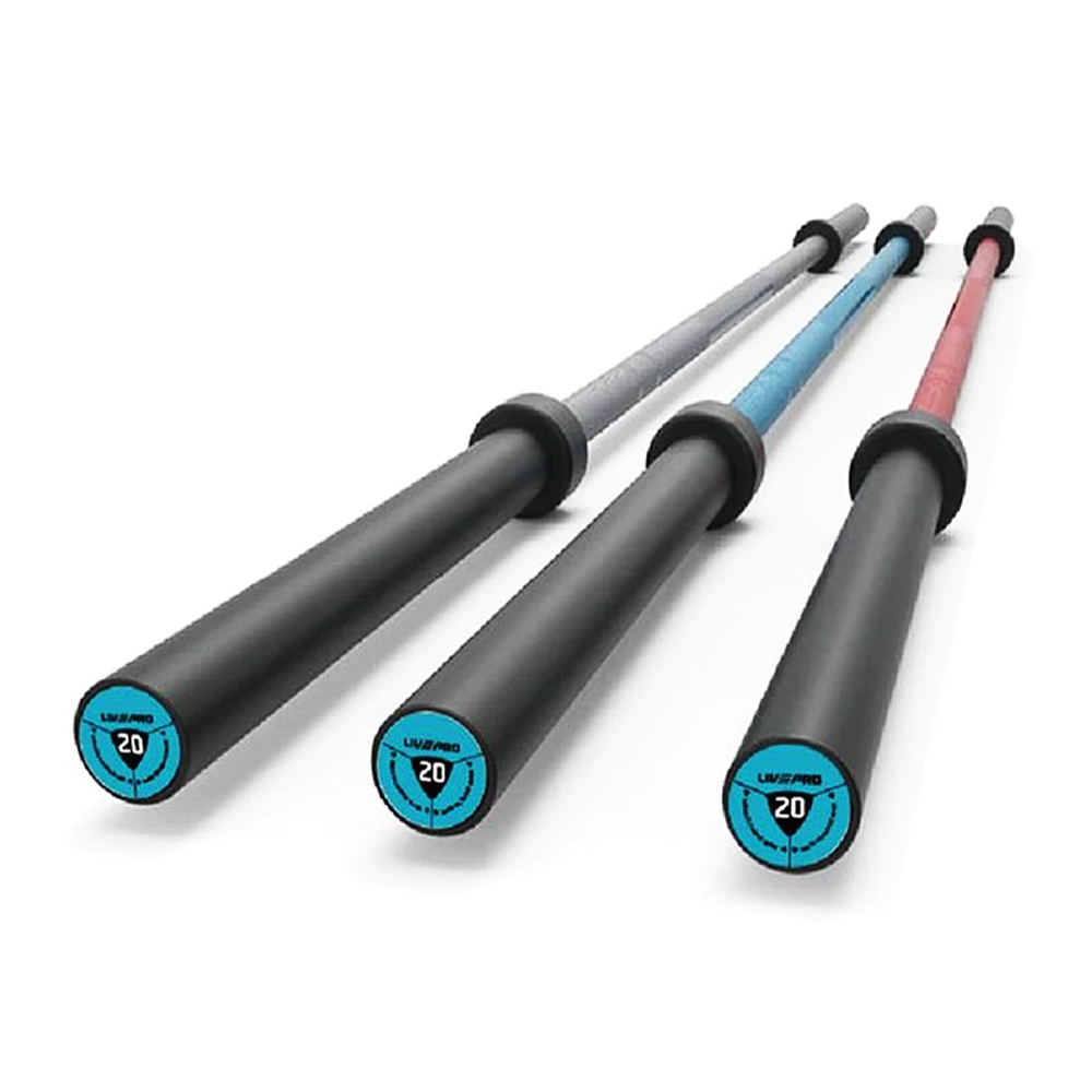 LivePro 7 feet Cerakote Training Bar Red