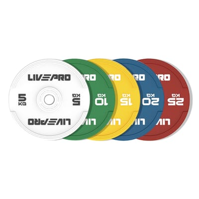 Livepro Elite Colored Rubber Bumper Plate 5kg