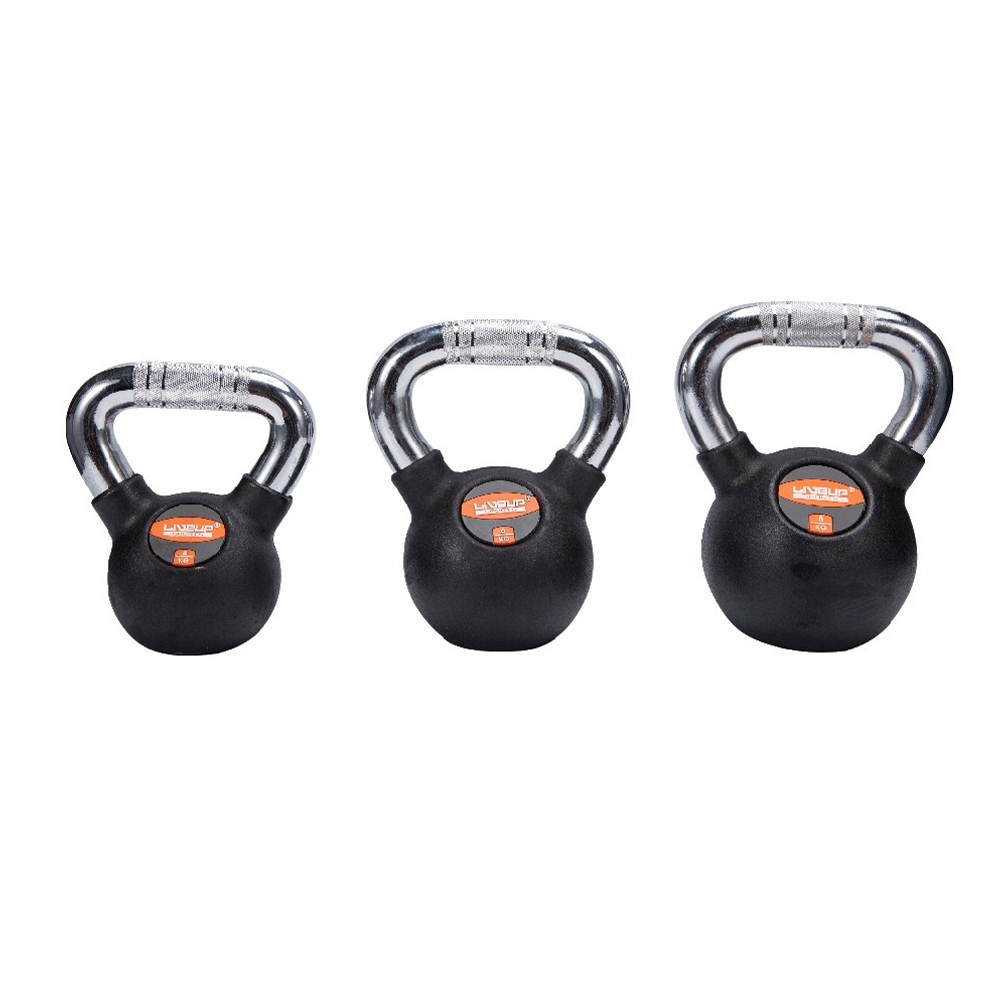 Liveup Rubber Kettlebell 10KG