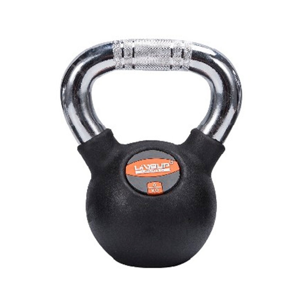 Liveup Rubber Kettlebell 10KG