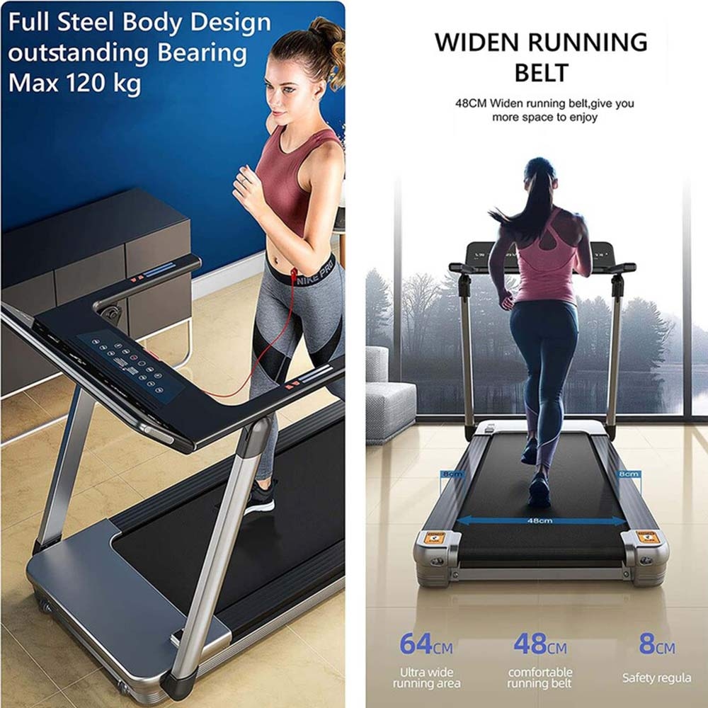 Touch Screen Treadmill With 4.0HP Motor Peak