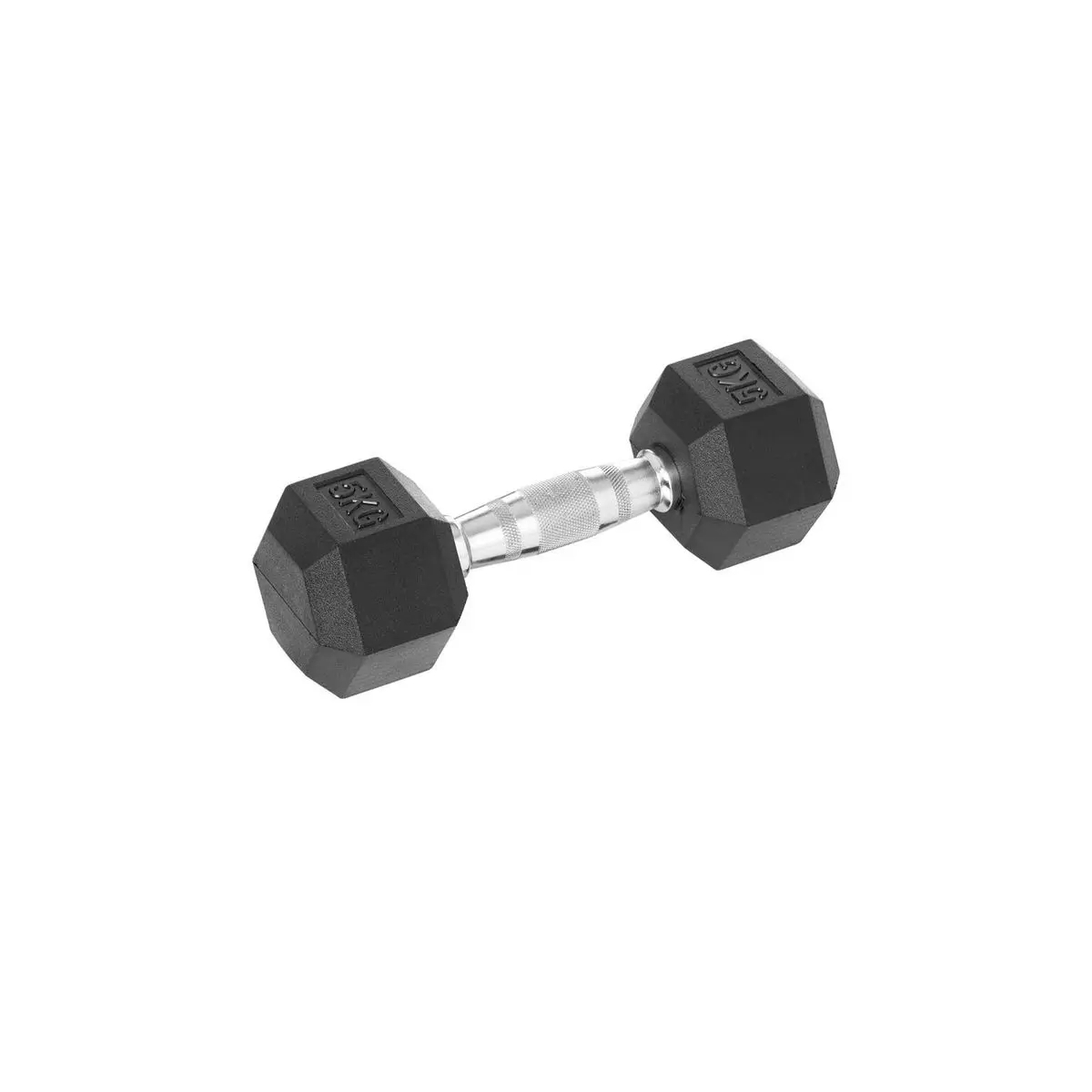 Murano Rubber Hex Dumbbell | 5 Kg Pair